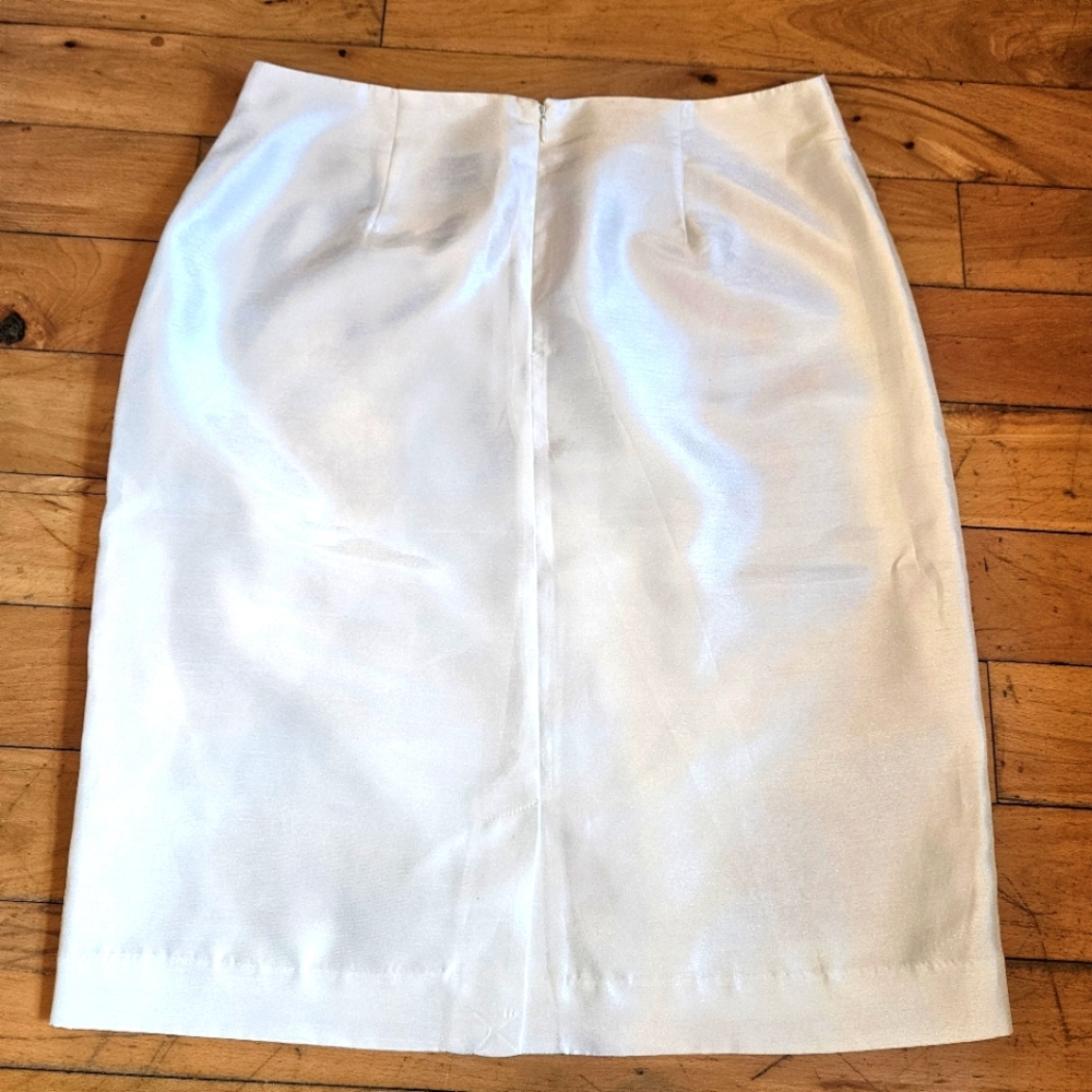 Midnight Velvet Embroidered Pencil Skirt - Picture 8 of 11